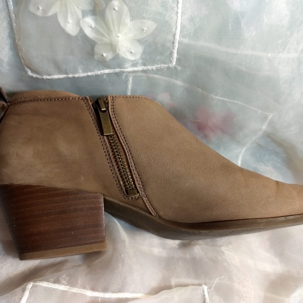 Franco Sarto Tan Ankle Booties - Picture 10 of 11